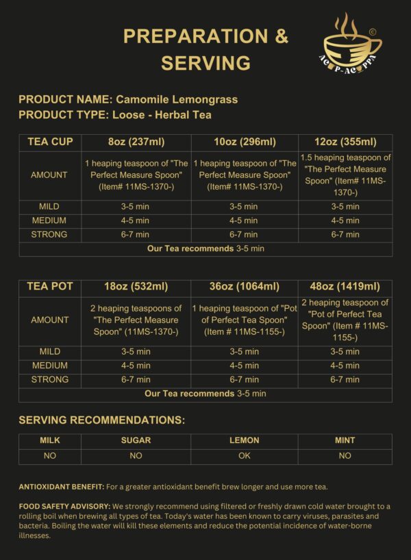 CAMOMILE LEMONGRASS - Image 7