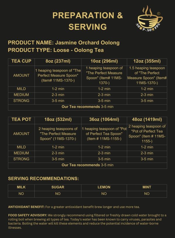 JASMINE ORCHARD OOLONG - Image 5